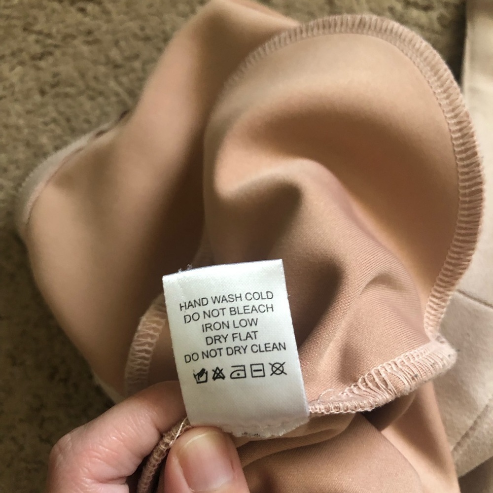 Suede Zip Up Skirt - Picture 5 of 6